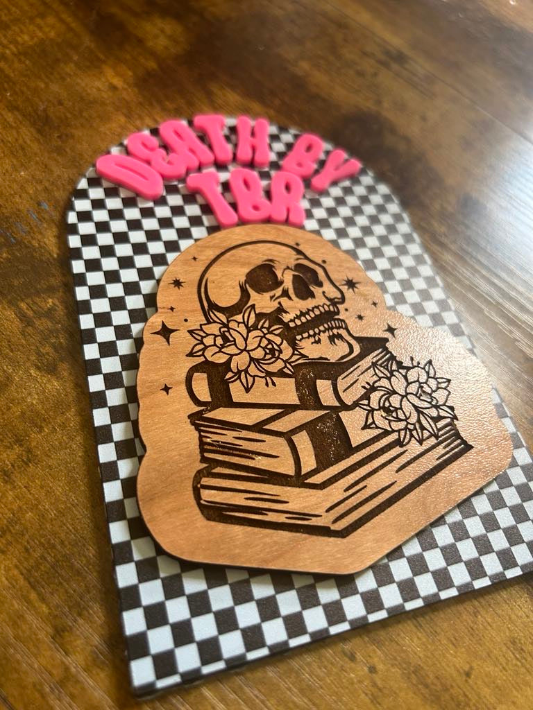 Checkered Death by TBR Library Sign