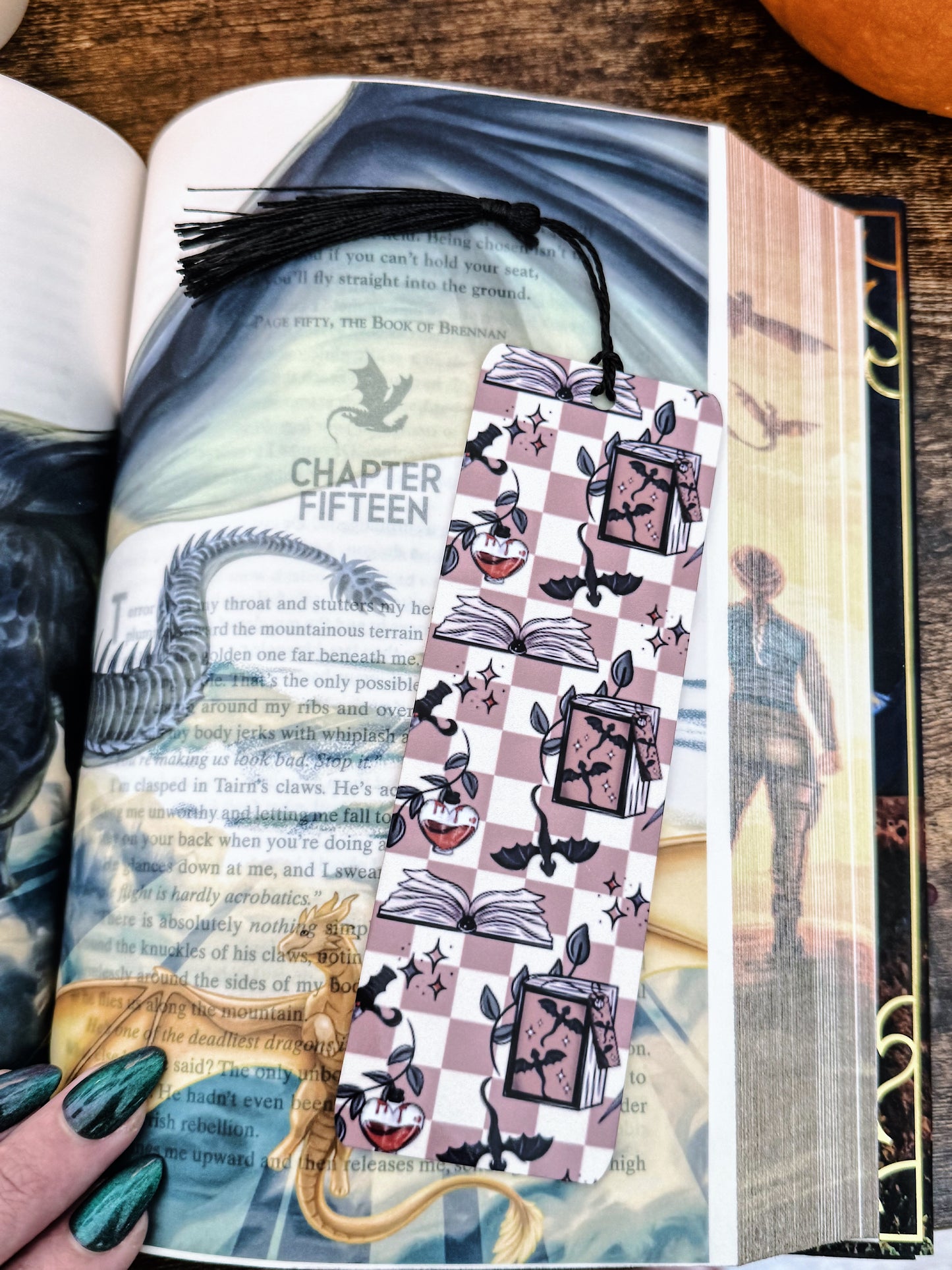Fantasy Dagger Themed Acrylic Bookmark