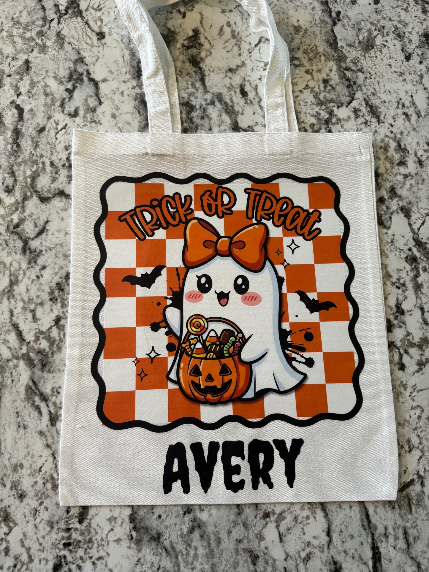 Trick or Treat Bag - Customized with names