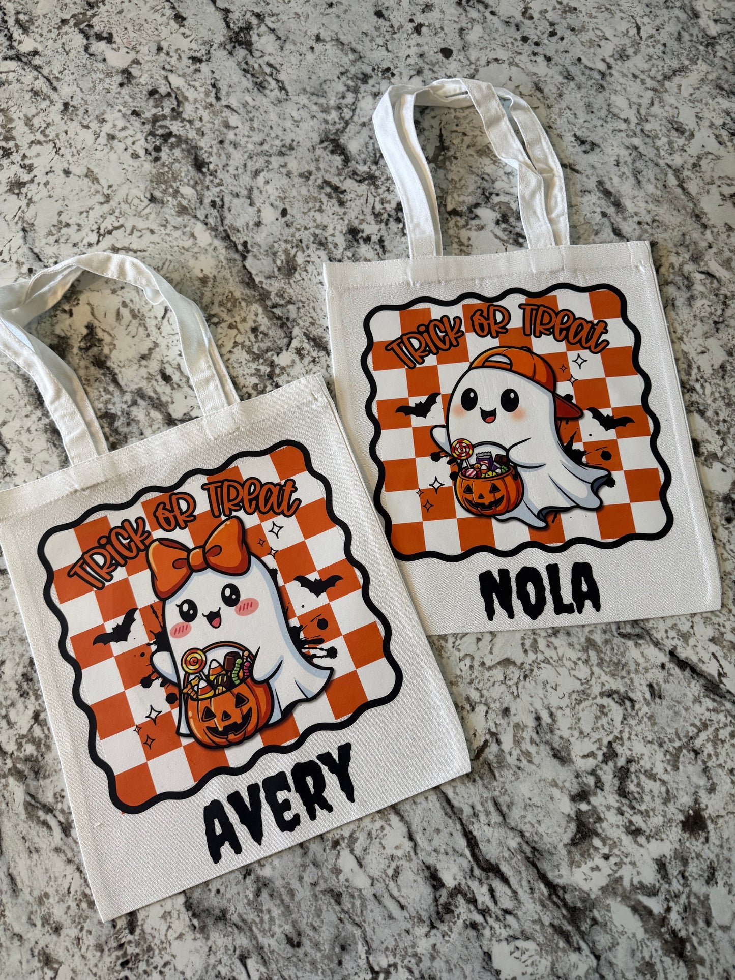 Trick or Treat Bag - Customized with names