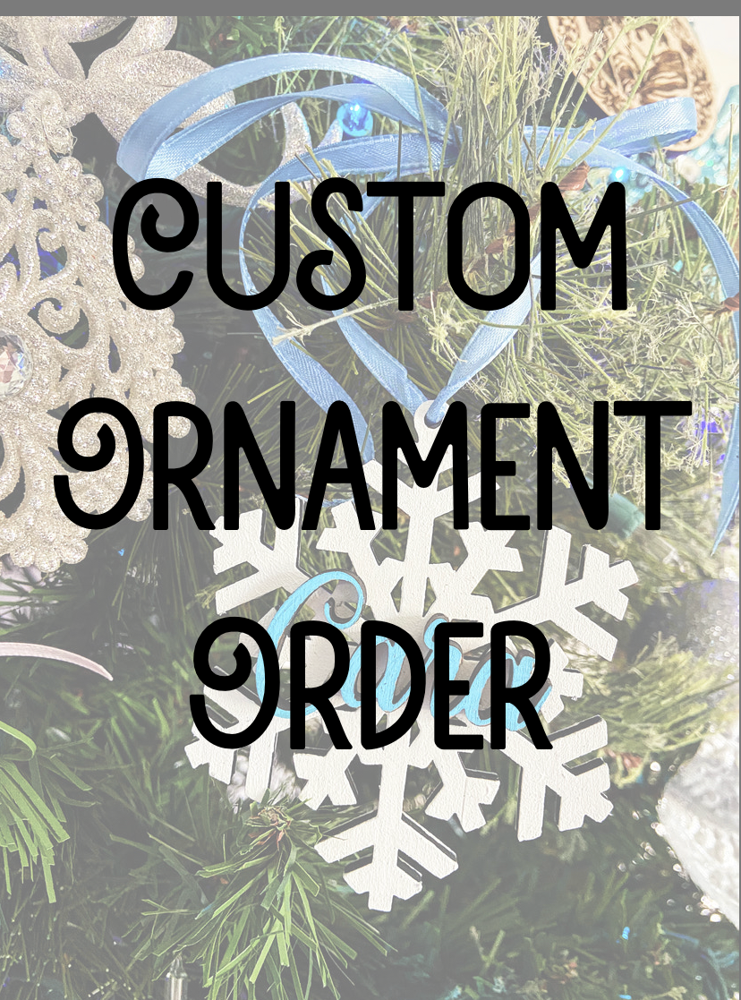 Custom Christmas Ornament