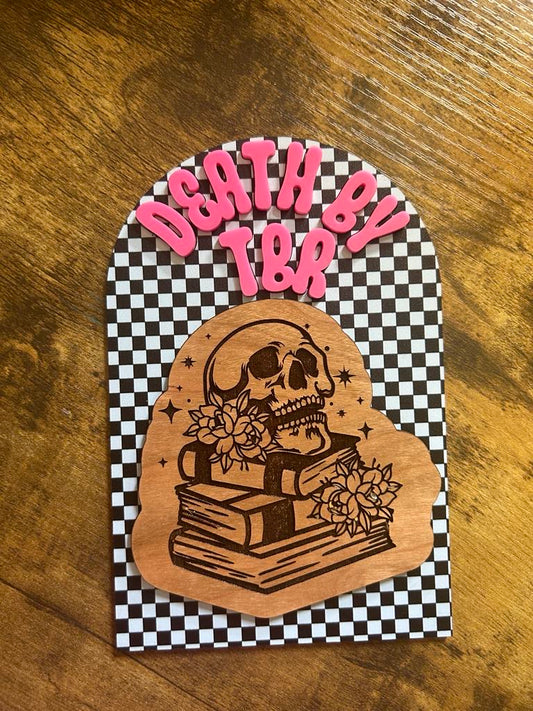 Checkered Death by TBR Library Sign