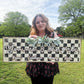 “You, me, and the kids” custom wood sign - Checker or Cow Print