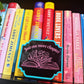 Floral Bookshelf Sign - Cusfomizable