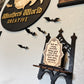“Tell me every terrible thing” Poe Quote - Bookshelf sign