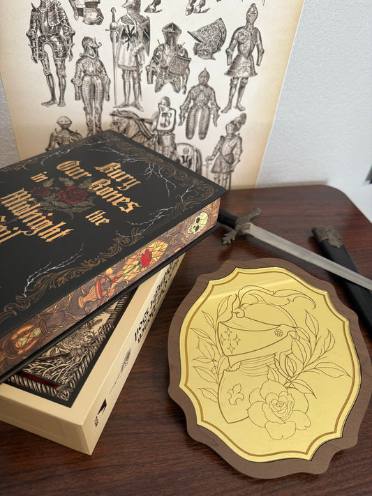 Engraved Medieval Knight Wall Hanging