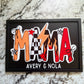 MAMA Flame & Checker Sign - Customized with kids names