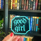 Good Girl Bookshelf Signs - customizable
