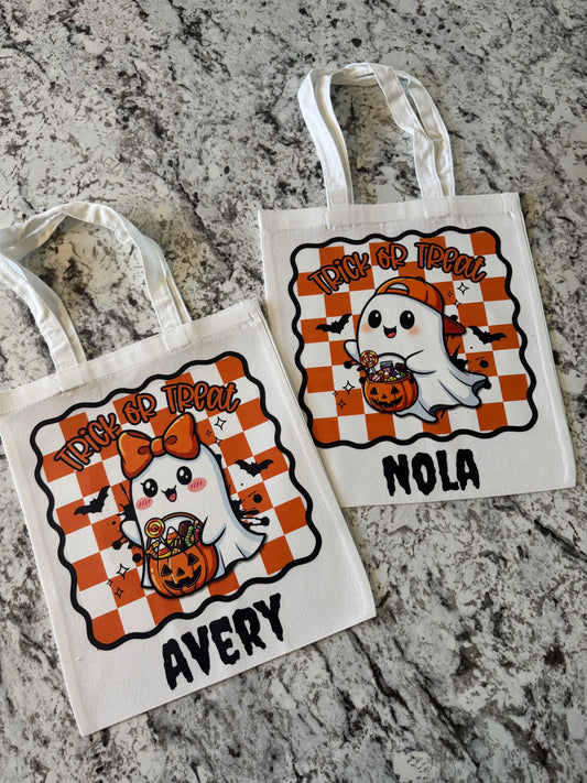 Trick or Treat Bag - Customized with names
