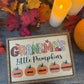 Custom Little Pumpkins Sign - Grandma, Mimi, Nana, Gigi