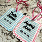Custom Cut Acrylic Ornament - Name and Birthday