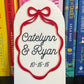 PRE-ORDER** Bow Themed Custom Acrylic Bookshelf Sign, Desk Sitter - Will ship by 2/7/25