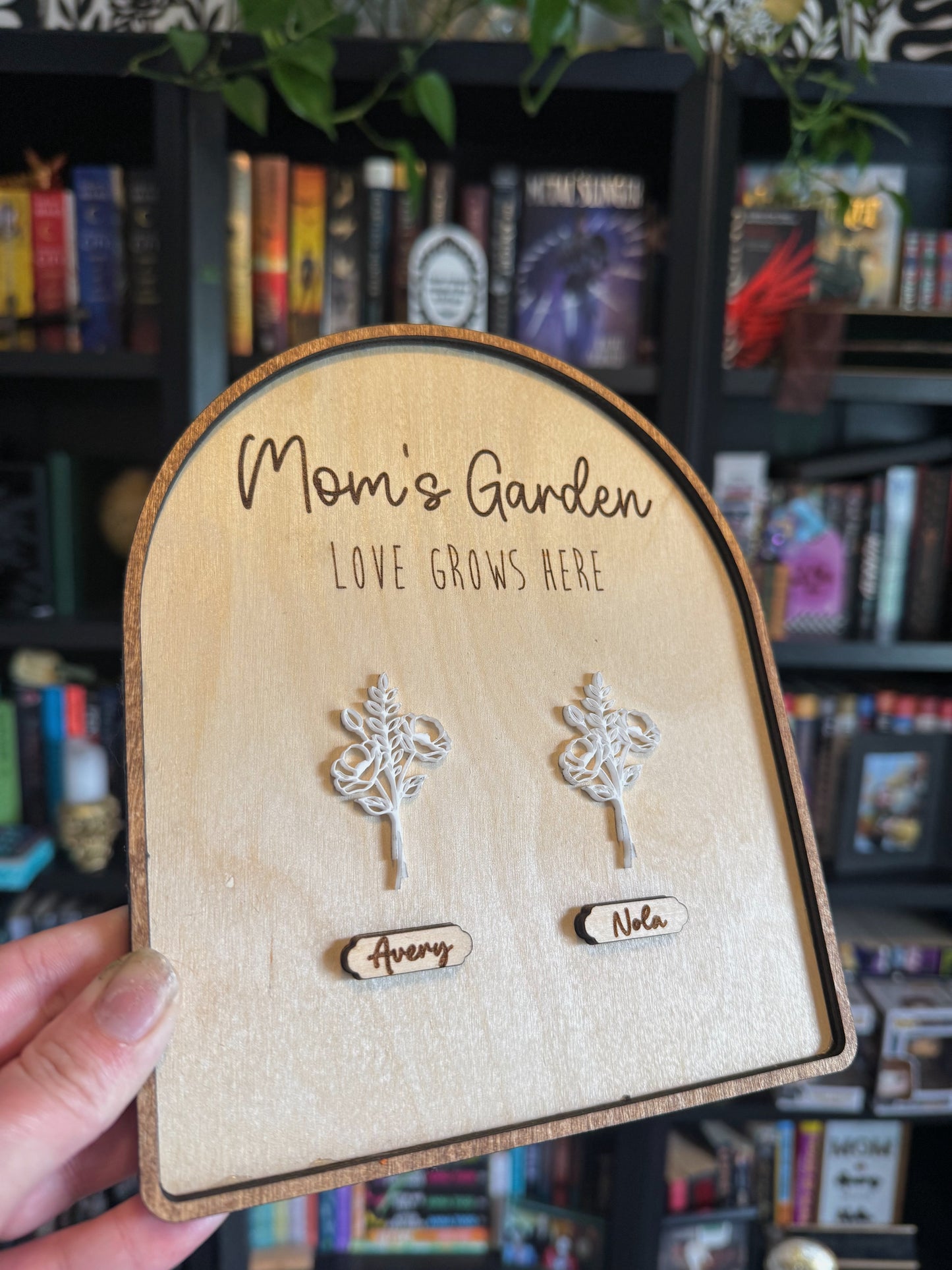 Mom’s Garden - Customizable Wildflower Sign, Mother’s Day Gift