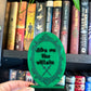 Dibs on the Villain - Engraved Swords bookshelf sign