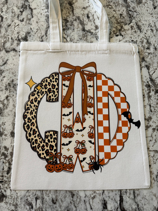 Monogram Tote Bag - Customized with names