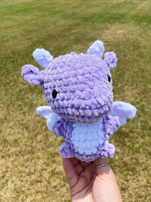 Baby Dragon Crochet Plushy / Stuffed Animal