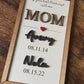 My Greatest Blessings Call Me Mom Custom Wood Sign - Personalize with Names & Dates