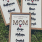 My Greatest Blessings Call Me Mom Custom Wood Sign - Personalize with Names & Dates