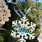 Christmas Ornament - Personalized Snowflake